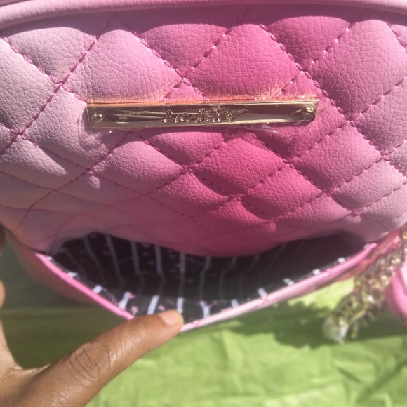 Luv Betsey by Betsey Johnson backpack in ombre pink. - Picture 10 of 16
